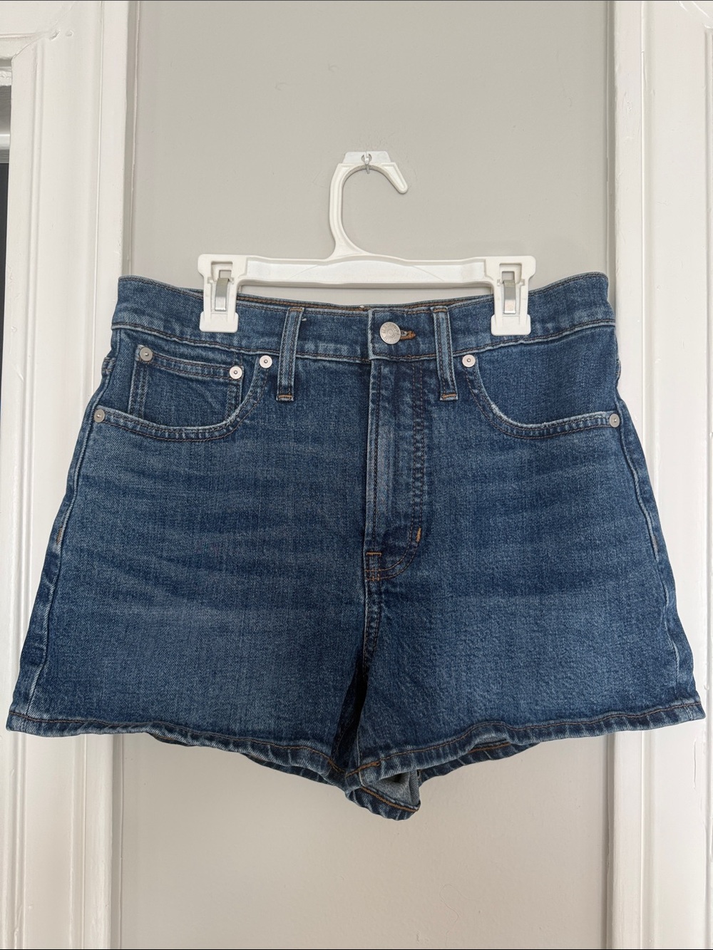 Madewell Dark Blue Denim Jean Shorts